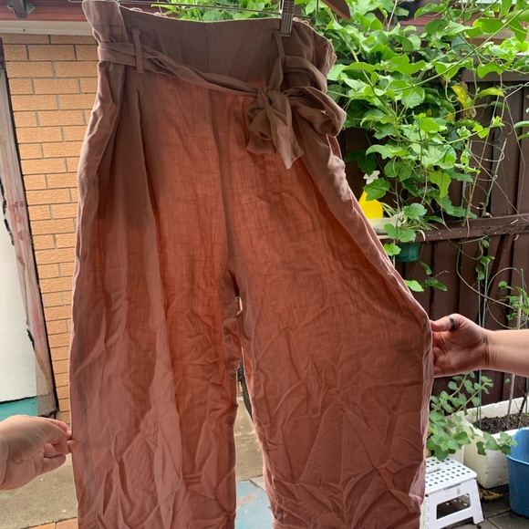 Portmans | Pants u0026 Jumpsuits | Cute Babyrosy Pink Tie Waist Pants | Poshmark